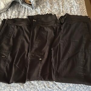Black Scrub Pants Lot
